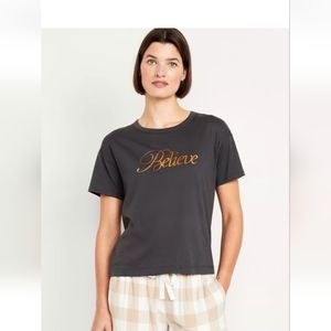 Old Navy Women's Size Large ~ Short Sleeve Graphic T-Shirt Tee ~NWT